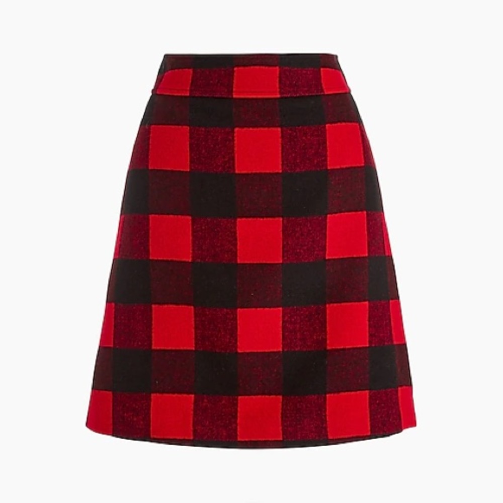 NWT JCrew ALine Wool Blend Skirt 00 J. Crew